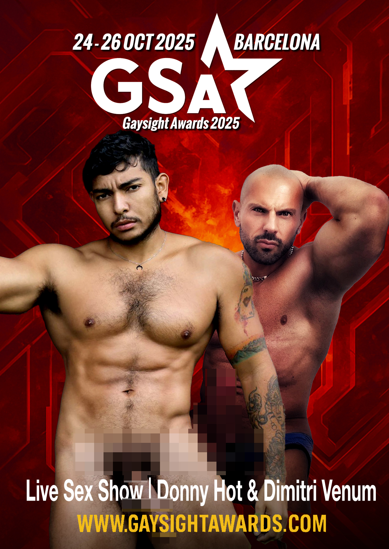 Live Sex Show Donny Hot & Dimitri Venum